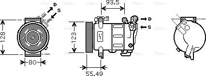 Ava Quality Cooling CN K251 - Compressore, Climatizzatore autozon.pro