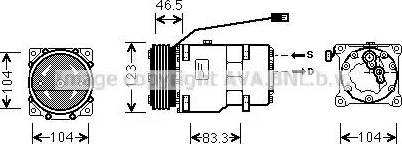 Ava Quality Cooling CN K257 - Compressore, Climatizzatore autozon.pro