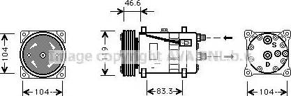 Ava Quality Cooling CN K209 - Compressore, Climatizzatore autozon.pro