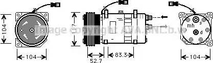 Ava Quality Cooling CN K222 - Compressore, Climatizzatore autozon.pro