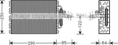 Ava Quality Cooling CN V016 - Evaporatore, Climatizzatore autozon.pro