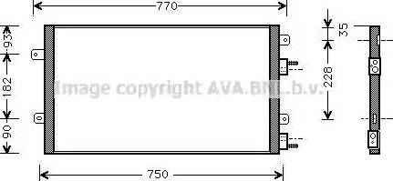 Ava Quality Cooling CR 5051 - Condensatore, Climatizzatore autozon.pro