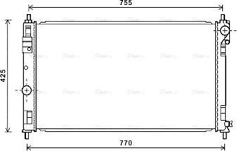 Ava Quality Cooling CRA2121 - Radiatore, Raffreddamento motore autozon.pro