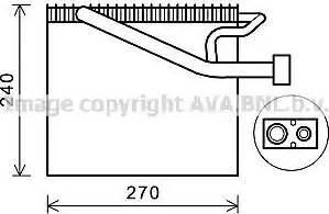 Ava Quality Cooling CRV125 - Evaporatore, Climatizzatore autozon.pro