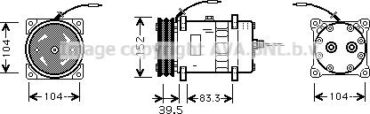 Ava Quality Cooling CSK002 - Compressore, Climatizzatore autozon.pro