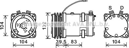 Ava Quality Cooling CSK007 - Compressore, Climatizzatore autozon.pro