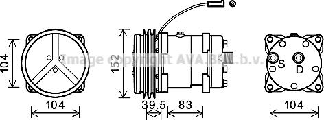 Ava Quality Cooling CSK020 - Compressore, Climatizzatore autozon.pro