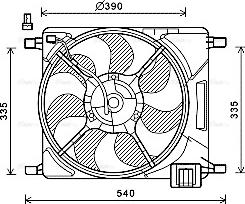 Ava Quality Cooling CT7501 - Ventola, Raffreddamento motore autozon.pro