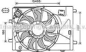 Ava Quality Cooling CT7502 - Ventola, Raffreddamento motore autozon.pro