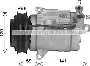 Ava Quality Cooling CTK079 - Compressore, Climatizzatore autozon.pro