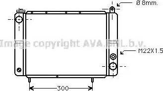 Ava Quality Cooling DA2003 - Radiatore, Raffreddamento motore autozon.pro