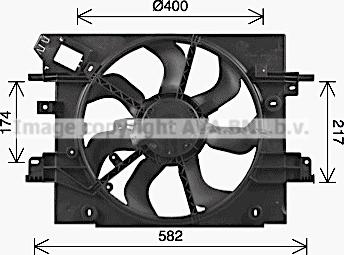 Ava Quality Cooling DA7018 - Ventola, Raffreddamento motore autozon.pro