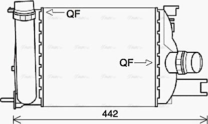 Ava Quality Cooling DAA4013 - Intercooler autozon.pro