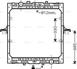 Ava Quality Cooling DF 2029 - Radiatore, Raffreddamento motore autozon.pro