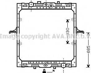 Ava Quality Cooling DFA2029 - Radiatore, Raffreddamento motore autozon.pro