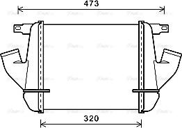 Ava Quality Cooling DN4408 - Intercooler autozon.pro