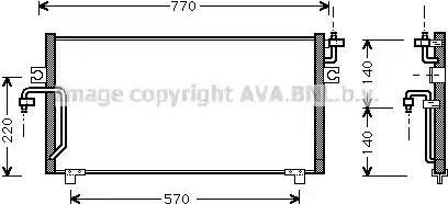 Ava Quality Cooling DN 5193 - Condensatore, Climatizzatore autozon.pro