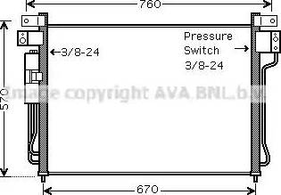 Ava Quality Cooling DN5299D - Condensatore, Climatizzatore autozon.pro