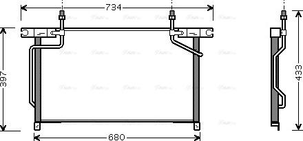 Ava Quality Cooling DN 5213 - Condensatore, Climatizzatore autozon.pro