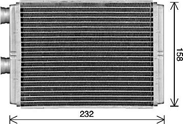 Ava Quality Cooling DN6472 - Scambiatore calore, Riscaldamento abitacolo autozon.pro