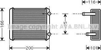 Ava Quality Cooling DN 6225 - Scambiatore calore, Riscaldamento abitacolo autozon.pro