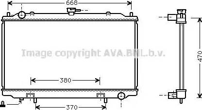 Ava Quality Cooling DN 2188 - Radiatore, Raffreddamento motore autozon.pro