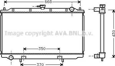 Ava Quality Cooling DN 2179 - Radiatore, Raffreddamento motore autozon.pro