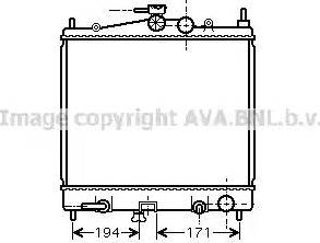 Ava Quality Cooling DN 2248 - Radiatore, Raffreddamento motore autozon.pro