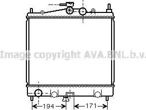 Ava Quality Cooling DN 2247 - Radiatore, Raffreddamento motore autozon.pro