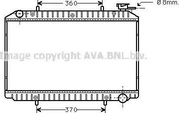 Ava Quality Cooling DN 2214 - Radiatore, Raffreddamento motore autozon.pro