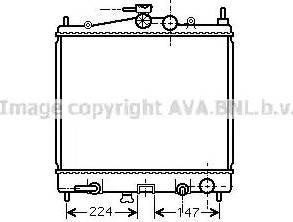 Ava Quality Cooling DN 2211 - Radiatore, Raffreddamento motore autozon.pro