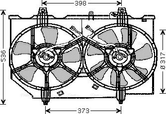 Ava Quality Cooling DN 7513 - Ventola, Raffreddamento motore autozon.pro