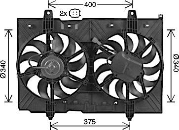 Ava Quality Cooling DN7539 - Ventola, Raffreddamento motore autozon.pro