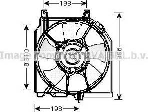 Ava Quality Cooling DN 7523 - Ventola, Raffreddamento motore autozon.pro