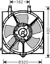 Ava Quality Cooling DN 7522 - Ventola, Raffreddamento motore autozon.pro