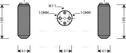 Ava Quality Cooling DN D187 - Essiccatore, Climatizzatore autozon.pro