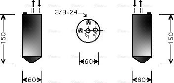 Ava Quality Cooling DN D236 - Essiccatore, Climatizzatore autozon.pro