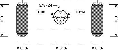 Ava Quality Cooling DN D231 - Essiccatore, Climatizzatore autozon.pro