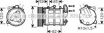 Ava Quality Cooling DN K315 - Compressore, Climatizzatore autozon.pro