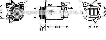 Ava Quality Cooling DN K321 - Compressore, Climatizzatore autozon.pro