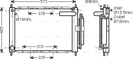 Ava Quality Cooling DNM370 - Gruppo raffreddamento autozon.pro