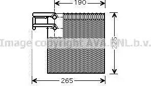 Ava Quality Cooling DN V257 - Evaporatore, Climatizzatore autozon.pro