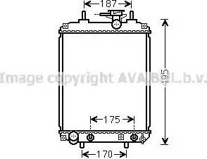 Ava Quality Cooling DU 2065 - Radiatore, Raffreddamento motore autozon.pro