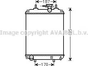 Ava Quality Cooling DU 2066 - Radiatore, Raffreddamento motore autozon.pro