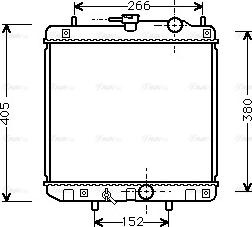 Ava Quality Cooling DU 2035 - Radiatore, Raffreddamento motore autozon.pro