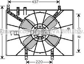 Ava Quality Cooling DU 7504 - Ventola, Raffreddamento motore autozon.pro