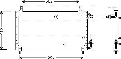 Ava Quality Cooling DW 5006 - Condensatore, Climatizzatore autozon.pro