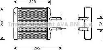 Ava Quality Cooling DW 6027 - Scambiatore calore, Riscaldamento abitacolo autozon.pro