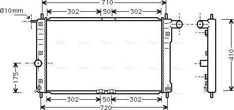 Ava Quality Cooling DW 2016 - Radiatore, Raffreddamento motore autozon.pro