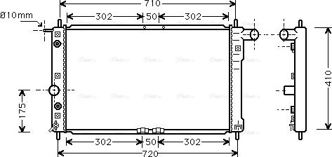 Ava Quality Cooling DW 2017 - Radiatore, Raffreddamento motore autozon.pro